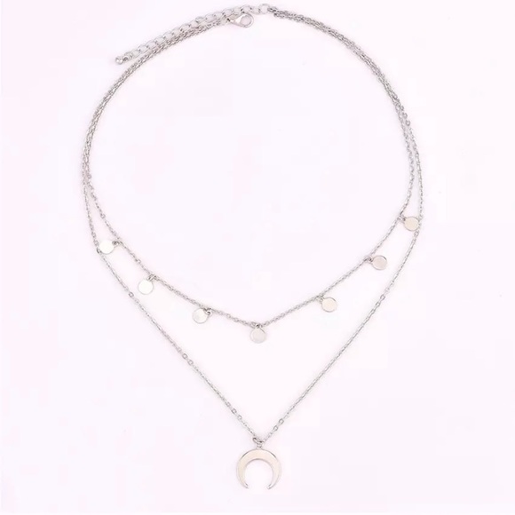 DIVIT ✶ Double Layered Necklace - Picture 4 of 8